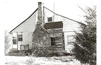 Garrett Gibson's Log House, built circa 1854 (021-020-046)
